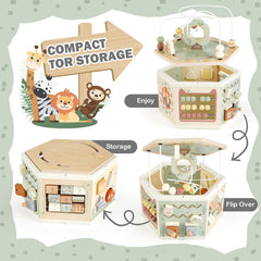 Joyreal Activity Cube learning clock for time-telling exploration