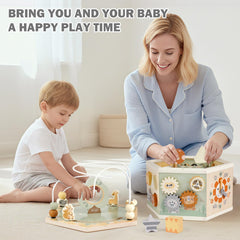Joyreal Activity Cube movable maze supporting problem-solving play