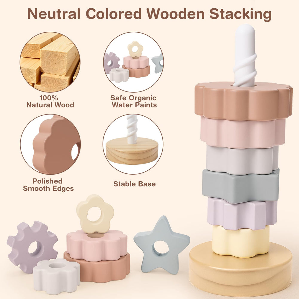 Joyreal Montessori-inspired stacker encourages independent exploration