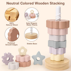 Joyreal Montessori-inspired stacker encourages independent exploration
