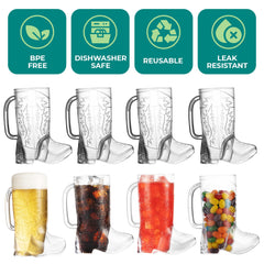 JoyServe 17oz BPA-free mug ideal for juice, sodas, or mocktails