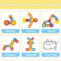 JOYSINTOY smooth-edged wood pieces ensure safe play during busy sessions