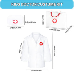 JOYSINTOY doctor kit toddlers syringe for safe, hands-on learning through play