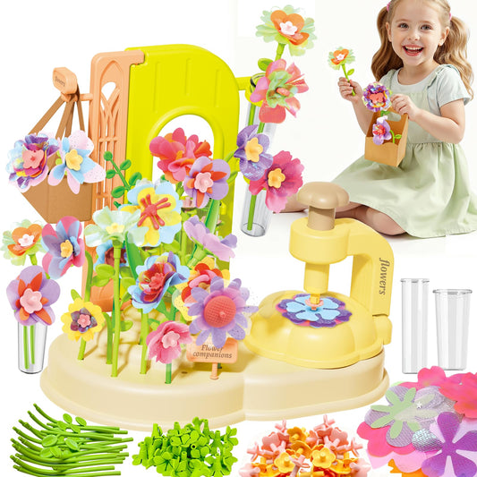 JoySpark DIY fabric flower petals set for creative play and fine motor development.