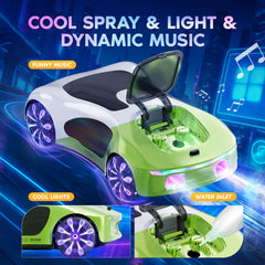 JoySpark Toys LED lights and spray effects heighten night racing realism