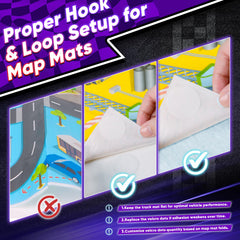 JoySpark full kit includes car, remote, barriers, mat, and tools.