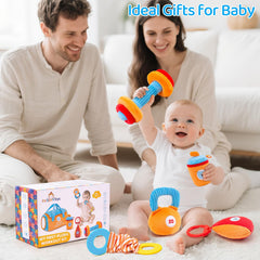 JoySpark Toys portable travel-friendly set keeps babies engaged on the go.
