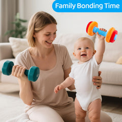 JoySpark Toys teether pull band soothes gums and encourages grasping.