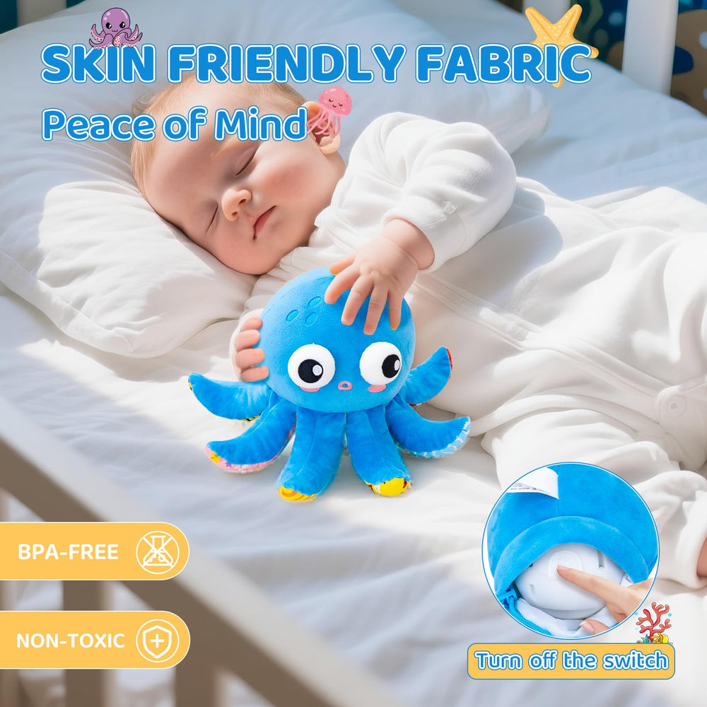 JoySpark Toys USB-rechargeable octopus keeps playtime going with easy charging.