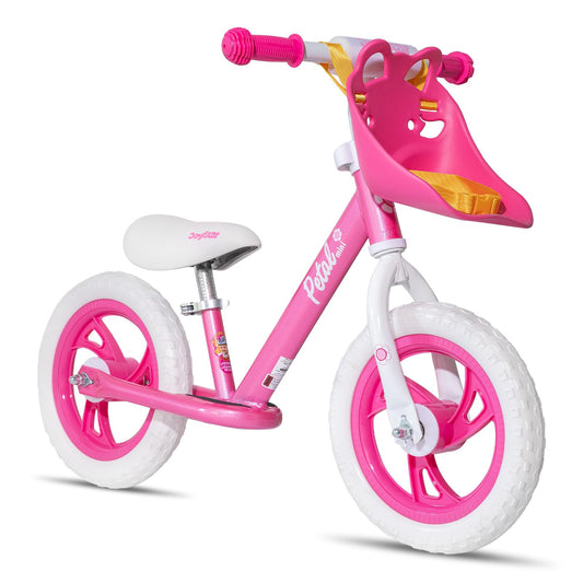 JOYSTAR 12-inch balance bike front view with lightweight frame for easy handling.