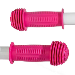 JOYSTAR 12-inch balance bike handlebar closeup with soft grips.