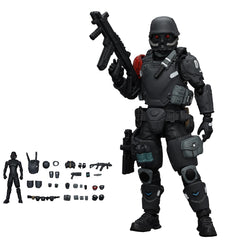 JOYTOY FEAR XS-01 Night Raid figure, front view, highly articulated for dynamic poses.