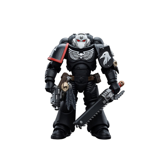 JOYTOY Raven Guard Intercessors Sergeant Rychas packaging highlights vintage-inspired design for collectors.
