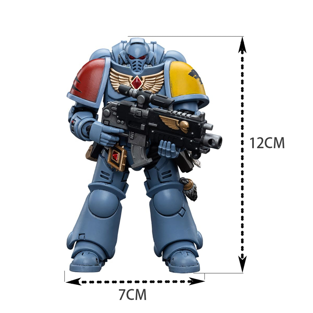 JOYTOY Space Wolves Intercessors display-ready figure for collectors.
