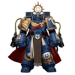 JOYTOY Ultramarines MKX armour detail highlights premium craftsmanship.