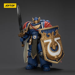 JOYTOY Ultramarines Victrix Honour Guard articulation enables varied combat poses.