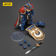 JOYTOY Ultramarines Victrix Honour Guard display-ready figure for collectors.