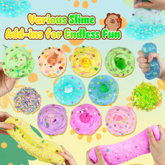Joytry axolotl charm slime image with colorful add-ins