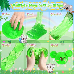 Joytry Koala Slime Kit kids playing with slime encourages hands-on fun