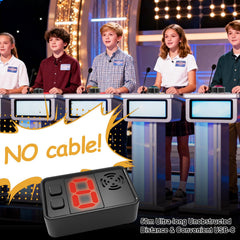 Joyublly buzzers ideal for classroom use and collaborative learning activities.