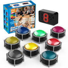 Joyublly buzzers set for trivia games enhancing classroom engagement.