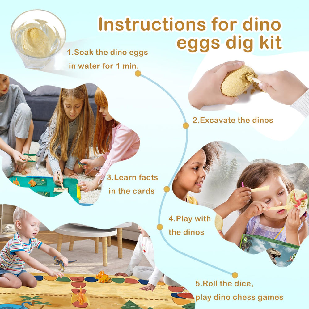 Joyvalley Dino playset is great for parties and classroom-style activities.