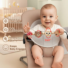 Joyxzacp toy bar rotatable swivel for engaging playtime