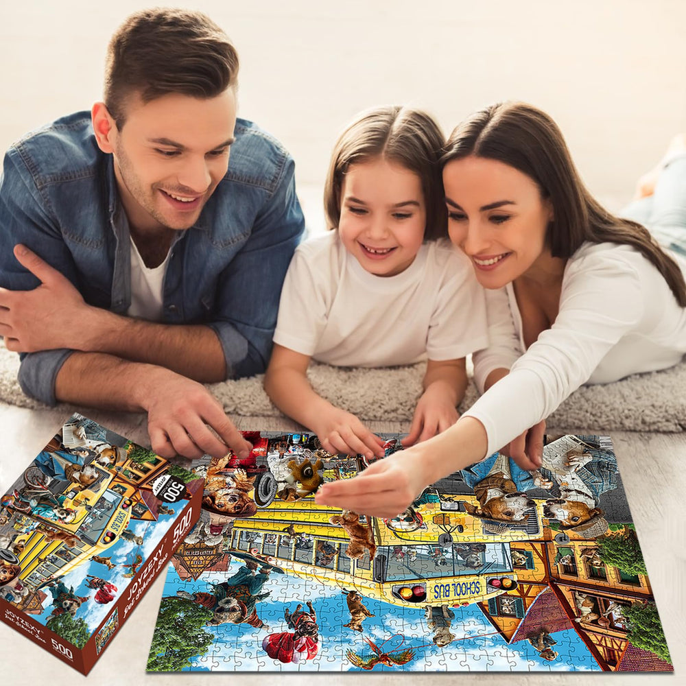 JOYZEXY 500-piece puzzle in gift box, ideal for gifting