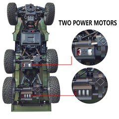JPJCOOY RC truck with metal suspension for smooth handling