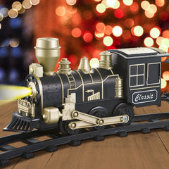 JQ JUQU whistle sound feature brings classic train charm to stories.