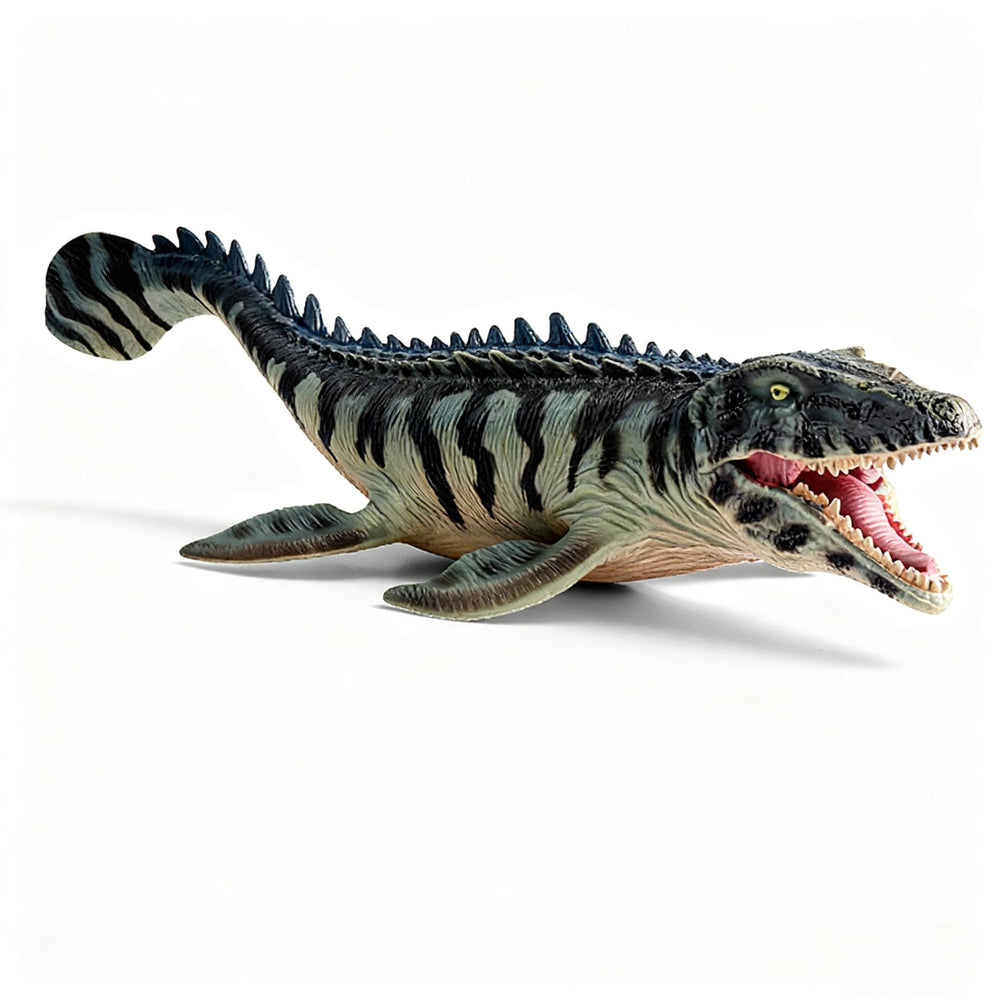JQWW Mosasaurus rich coloring and texture invite close inspection.