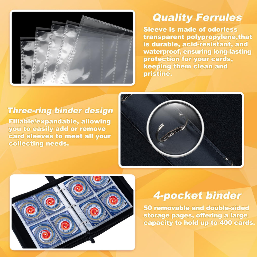 Jravkfi 3-ring detachable design allows customization of sleeve order