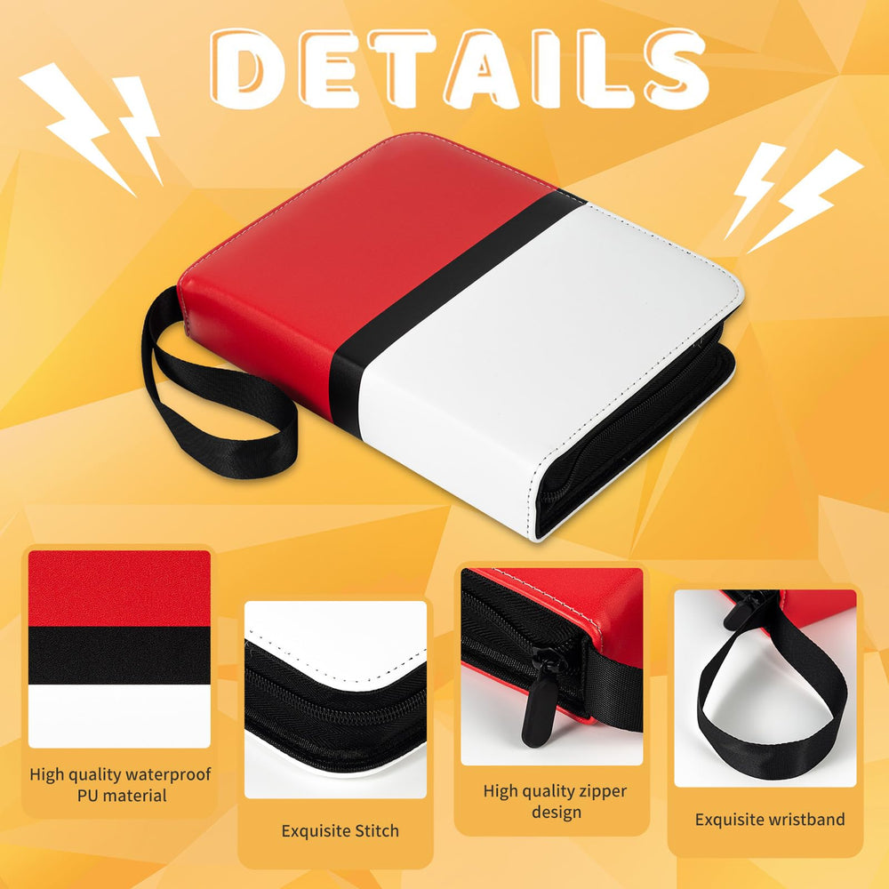 Jravkfi binder page view showing four-pocket layout for easy browsing