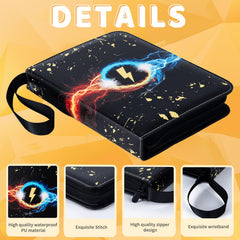Jravkfi 9-pocket binder interior pages for organized card storage