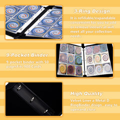Jravkfi Card Binder wrist strap enabling portable carrying to events.