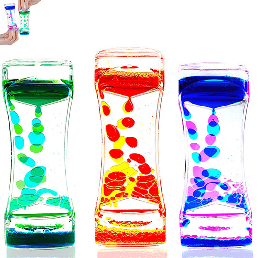 JRLAJRL liquid motion bubbler timer 3-pack soothing bubbles promote calm focus.
