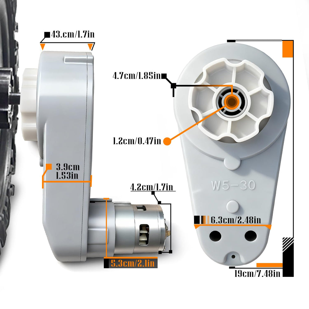 JRRXM gearbox shell reinforced with high-strength composite material for durability.