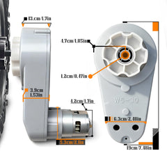 JRRXM gearbox shell reinforced with high-strength composite material for durability.