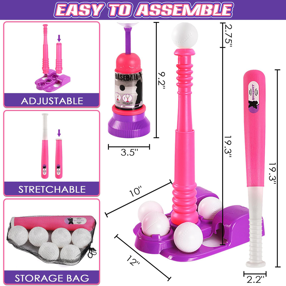 JRVT Erixazs pink wall-mount rack keeps gear tidy