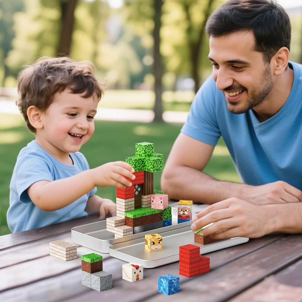 JSDKFJSA magnetic design enables easy assembly for little hands
