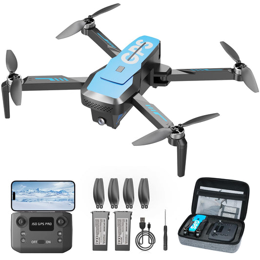 JSDOOGOO 4K camera drone capturing crisp aerial footage in daylight