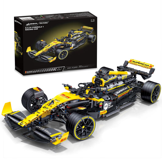 JSINMA Technic F1 RS20 front view highlights precise steering linkage for display.