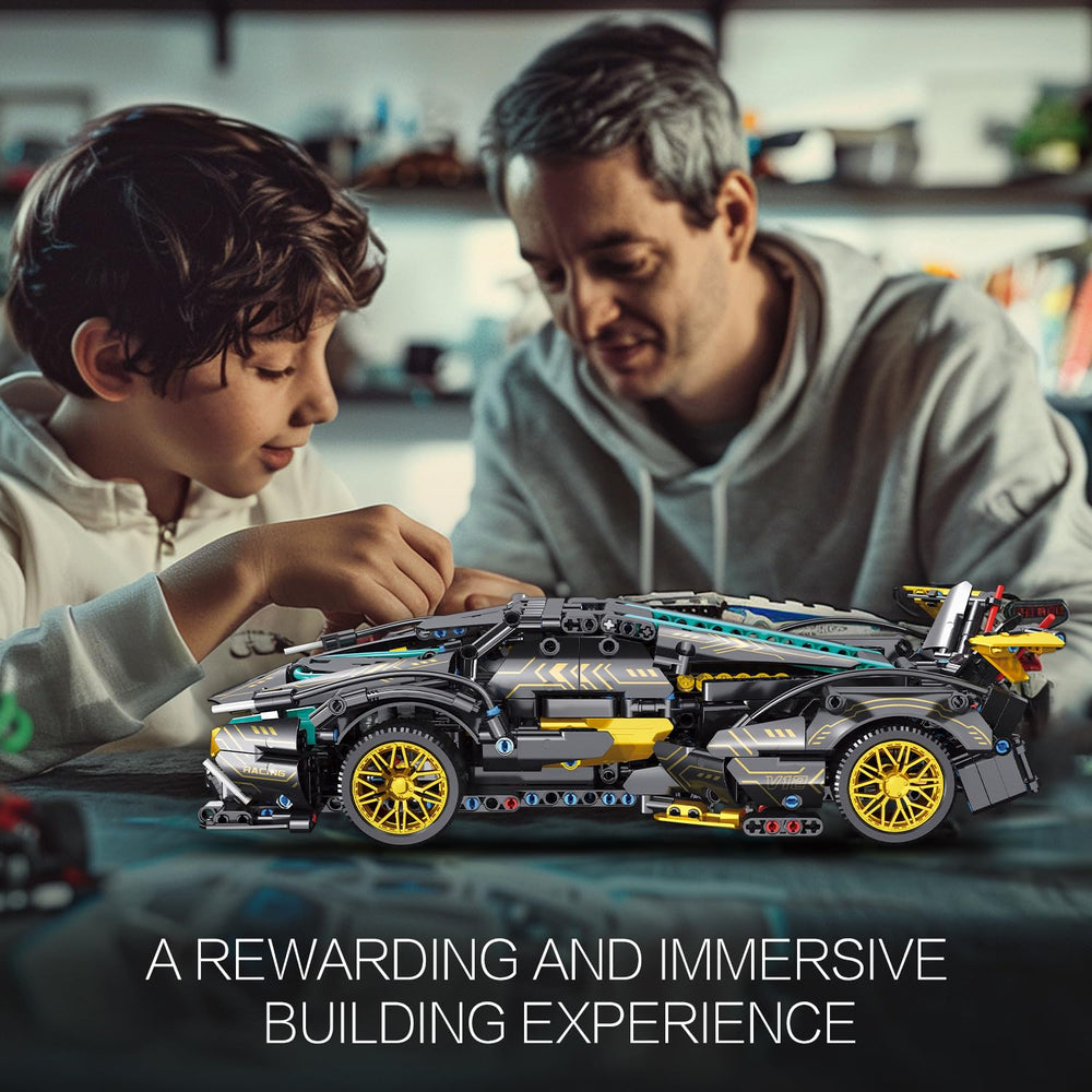 JSINMA Technic racing car box showcases premium packaging and gift-worthy presentation.
