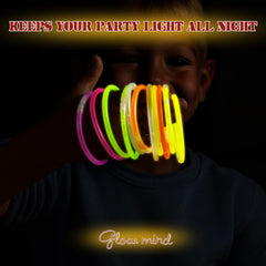 JSronms glow-stick connector bracelets for easy wearable glow