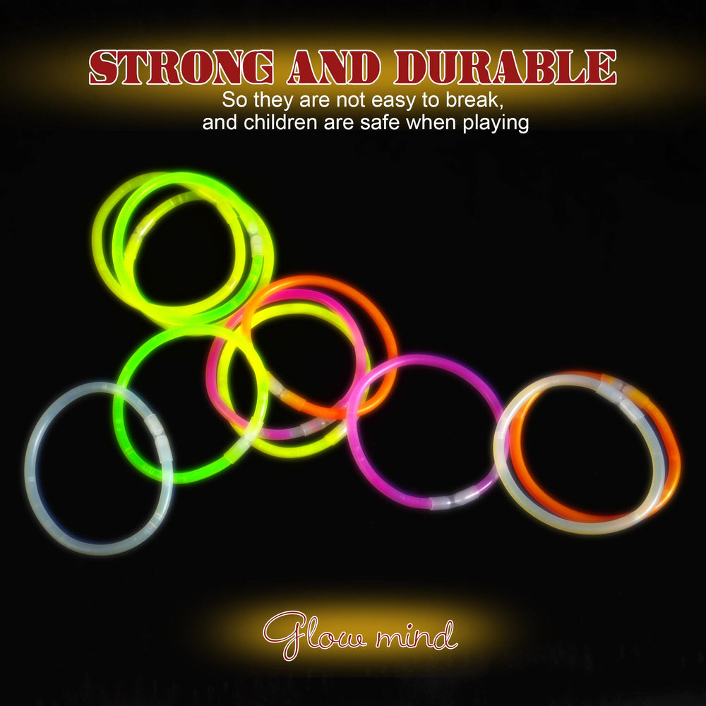 JSronms glow sticks for party decor and color accents