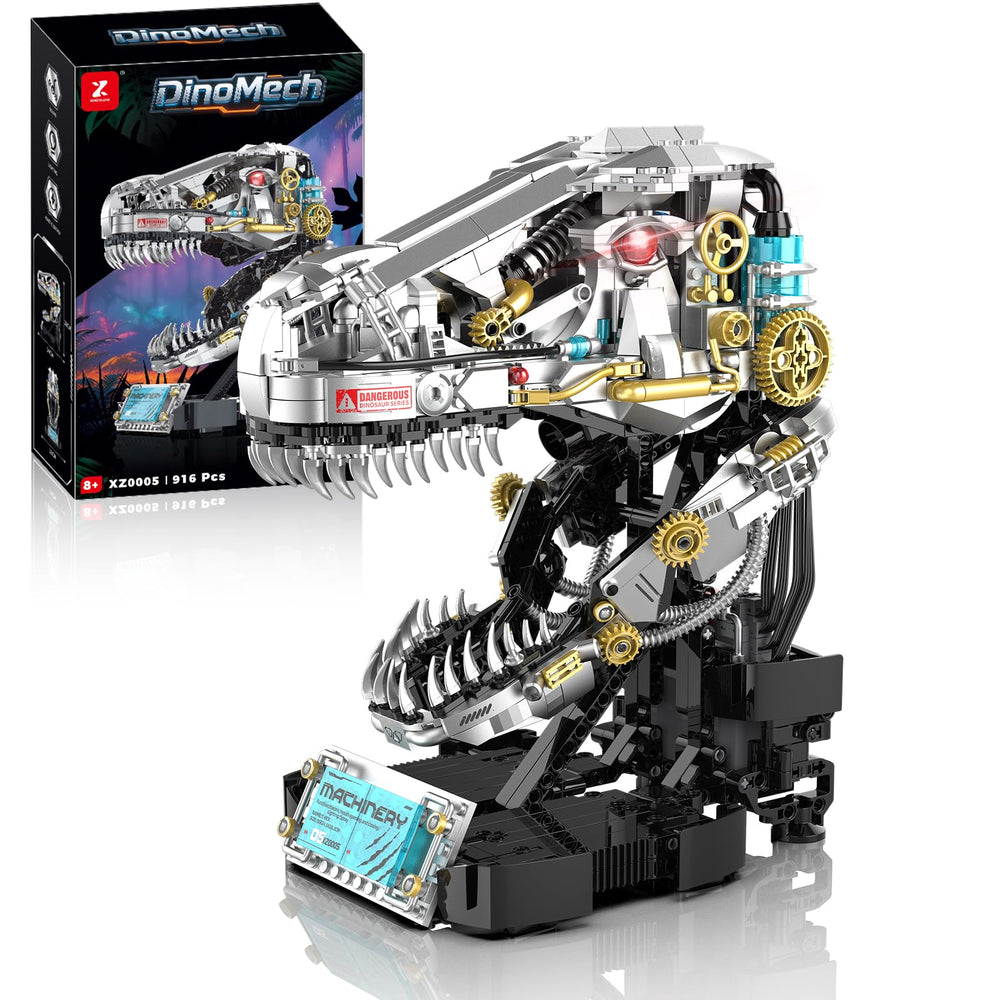 JTBBOY dinosaur skull 916pcs build for display and collecting.
