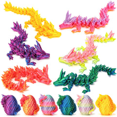 JTILEZU crystal dragon figurine decor adds a sparkling centerpiece.