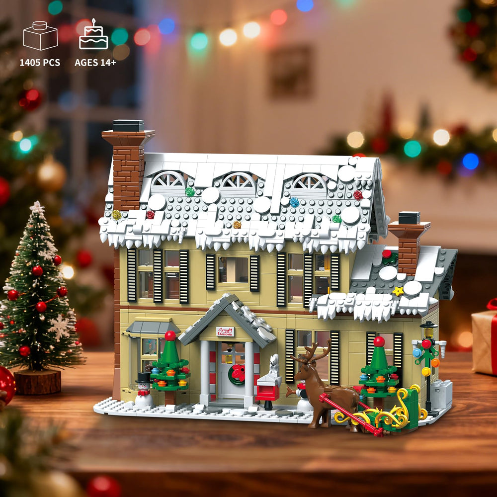 JUALDN gingerbread house interior with dining area for cozy seasonal building fun