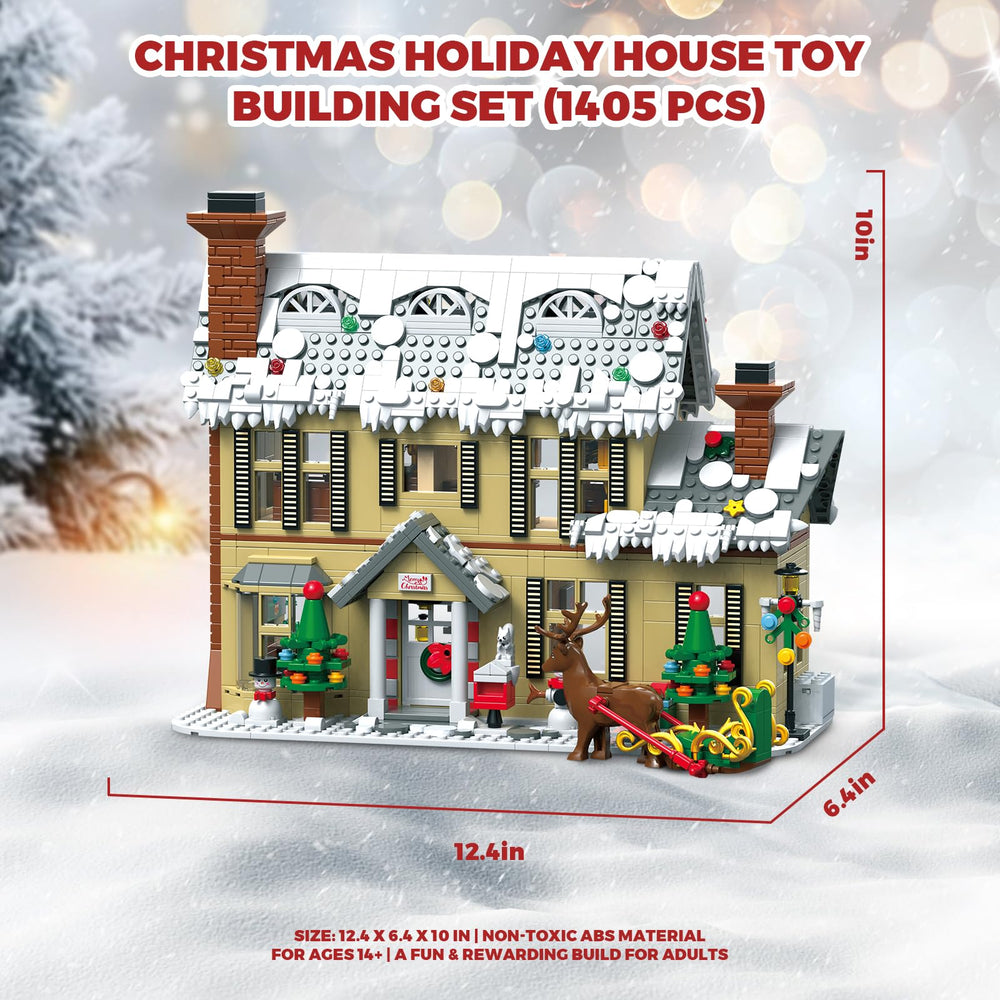 JUALDN gingerbread house night display glowing warmly as a centerpiece