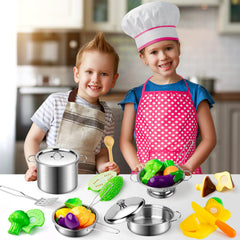 Juboury pretend vegetables enhance role play with tactile, safe slicing ideas.
